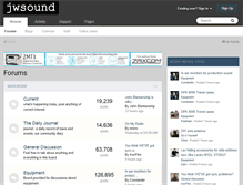Tablet Screenshot of jwsoundgroup.net